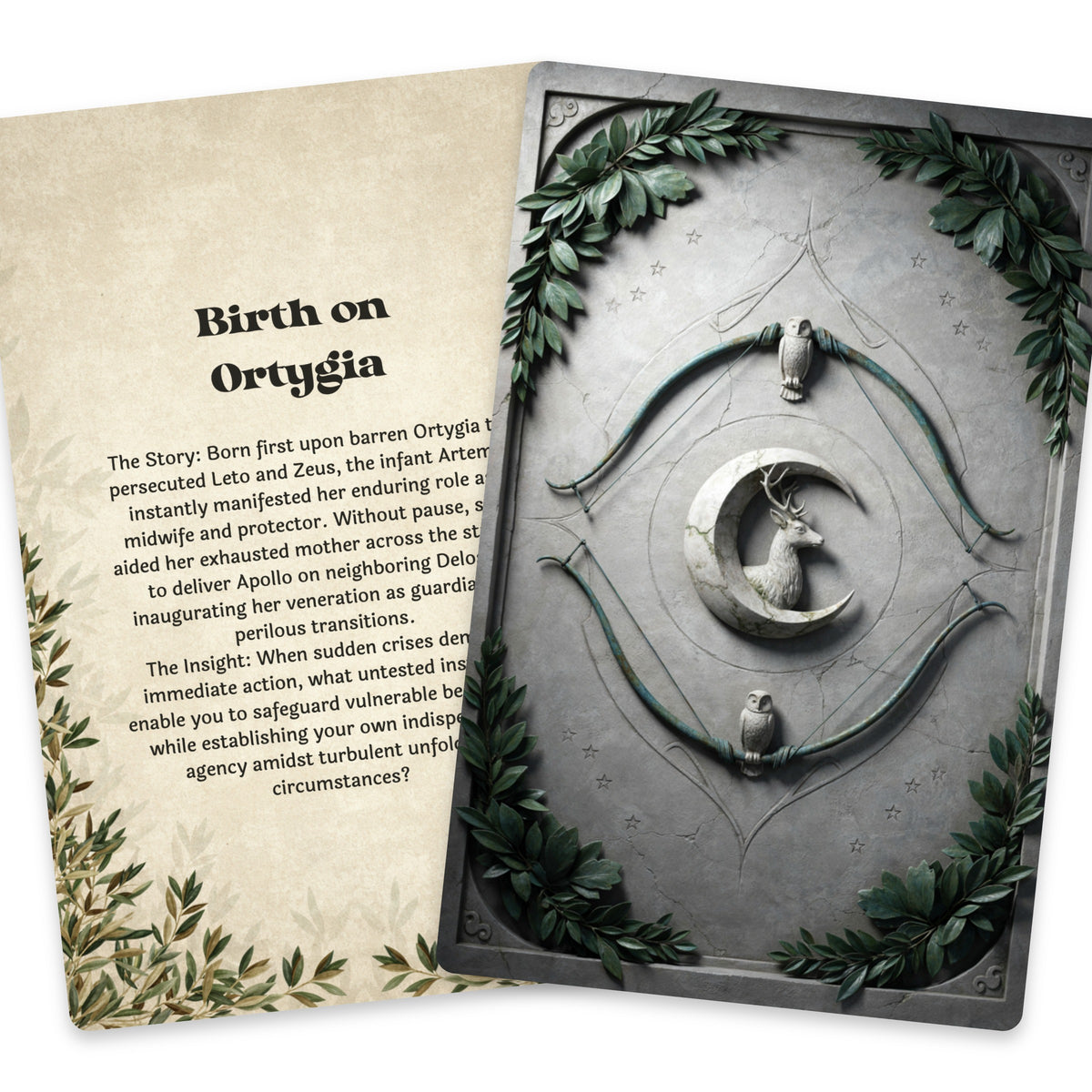 The Oracle of Artemis – Greek Goddess of the Hunt Oracle Cards, 22-Card Mythology Deck — arrangement 7