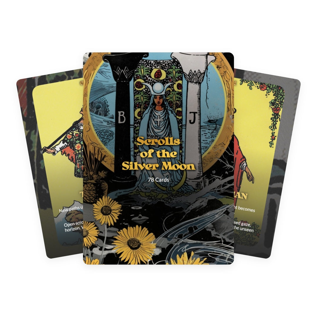 Scrolls of the Silver Moon Tarot - 78 Cards