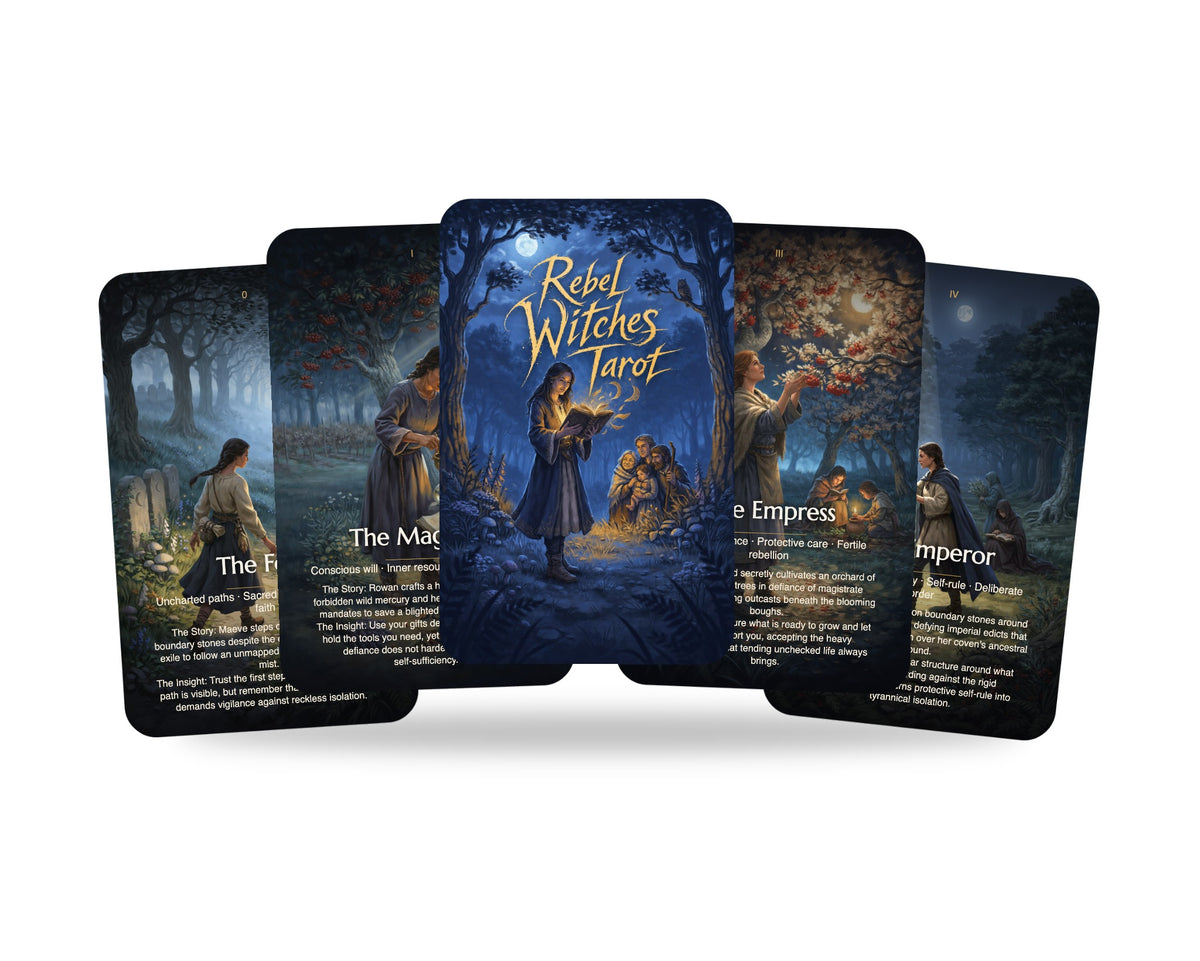Rebel Witches Tarot — arrangement 1