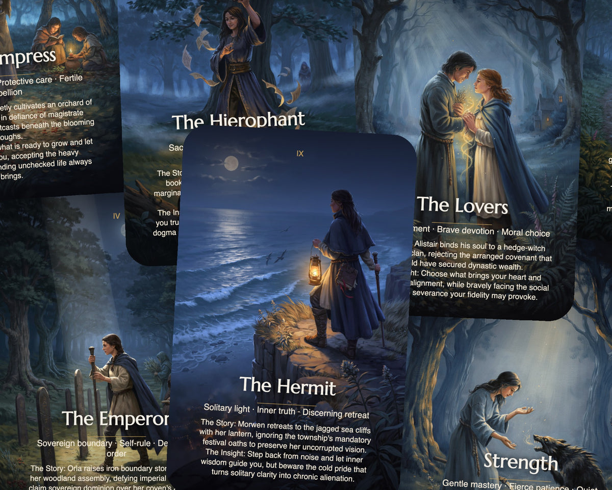Rebel Witches Tarot — arrangement 2