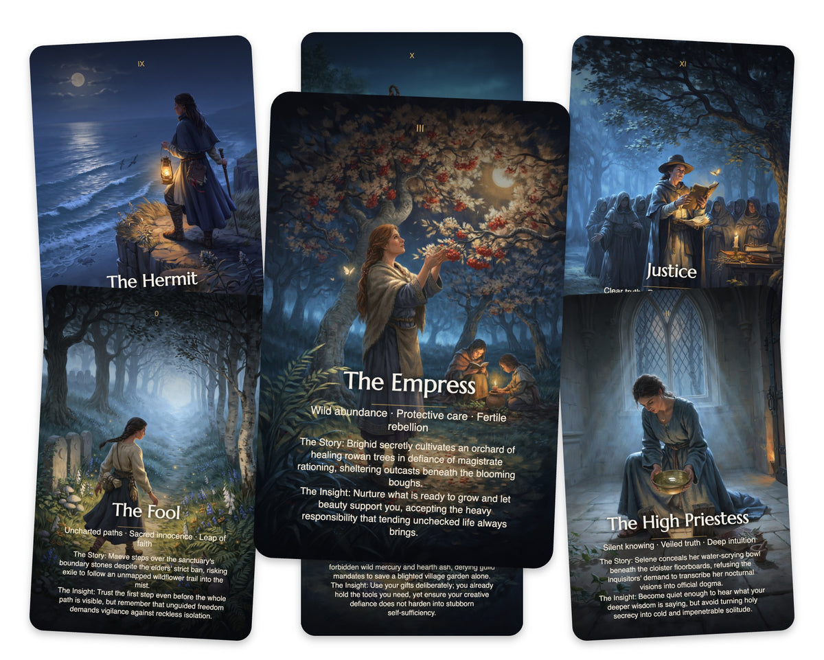 Rebel Witches Tarot — arrangement 4