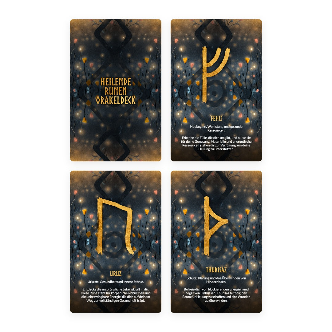 Heilende Runen-Orakeldeck