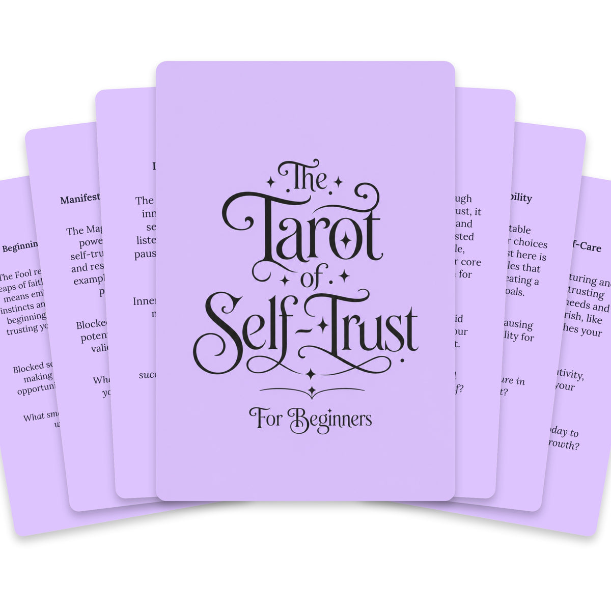 The Tarot of Self-Trust — For Beginners — arrangement 1