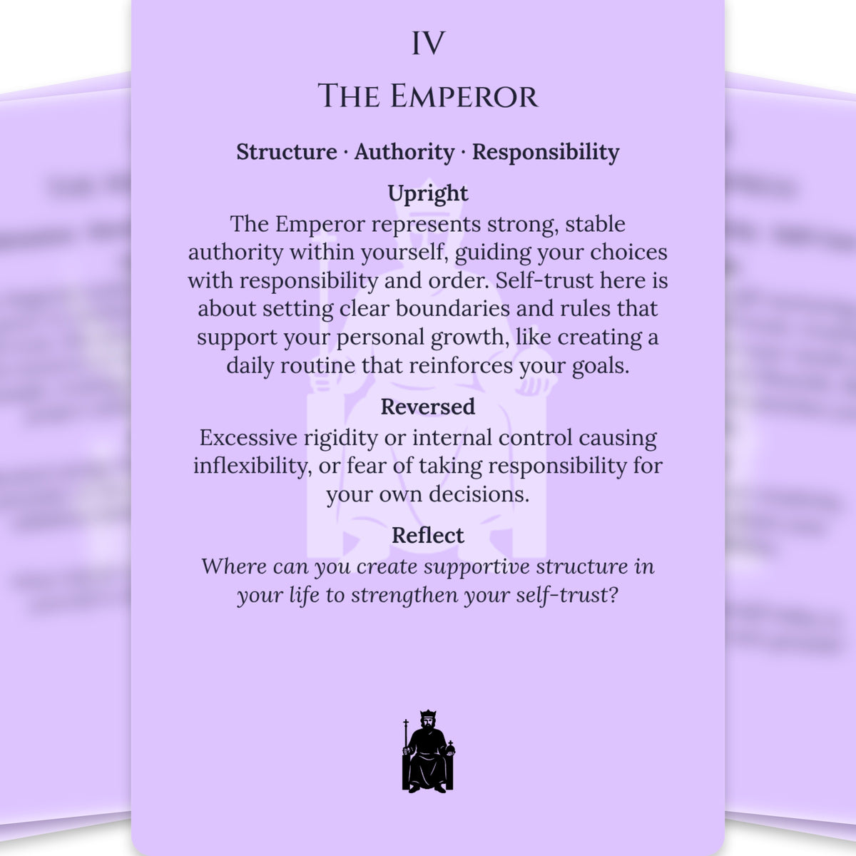The Tarot of Self-Trust — For Beginners — arrangement 11