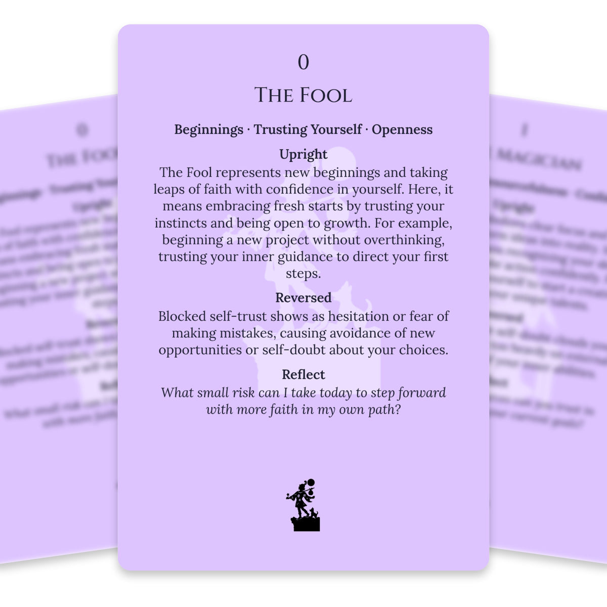 The Tarot of Self-Trust — For Beginners — arrangement 5