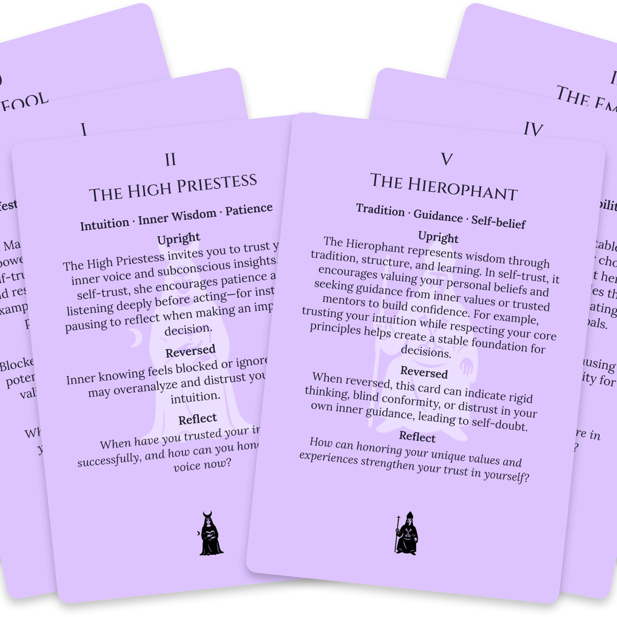 The Tarot of Self-Trust — For Beginners — arrangement 6