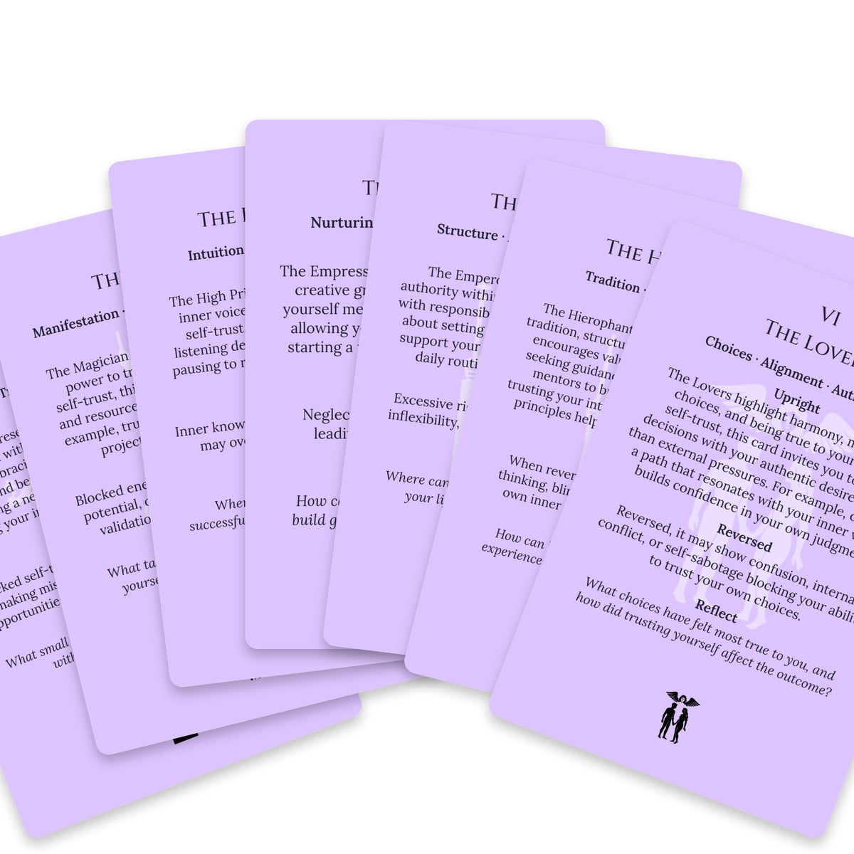 The Tarot of Self-Trust — For Beginners — arrangement 9