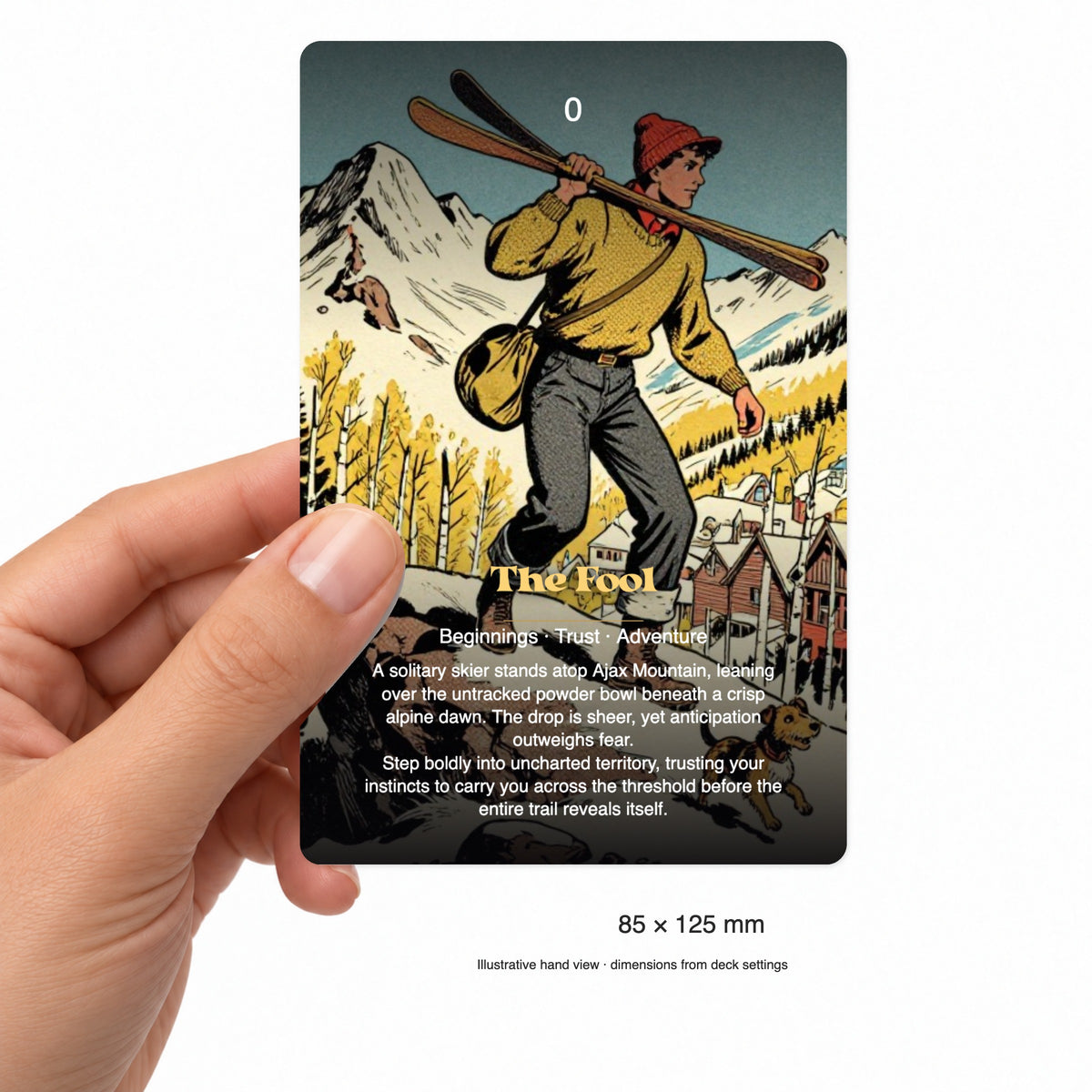 The Tarot of Aspen — arrangement 4