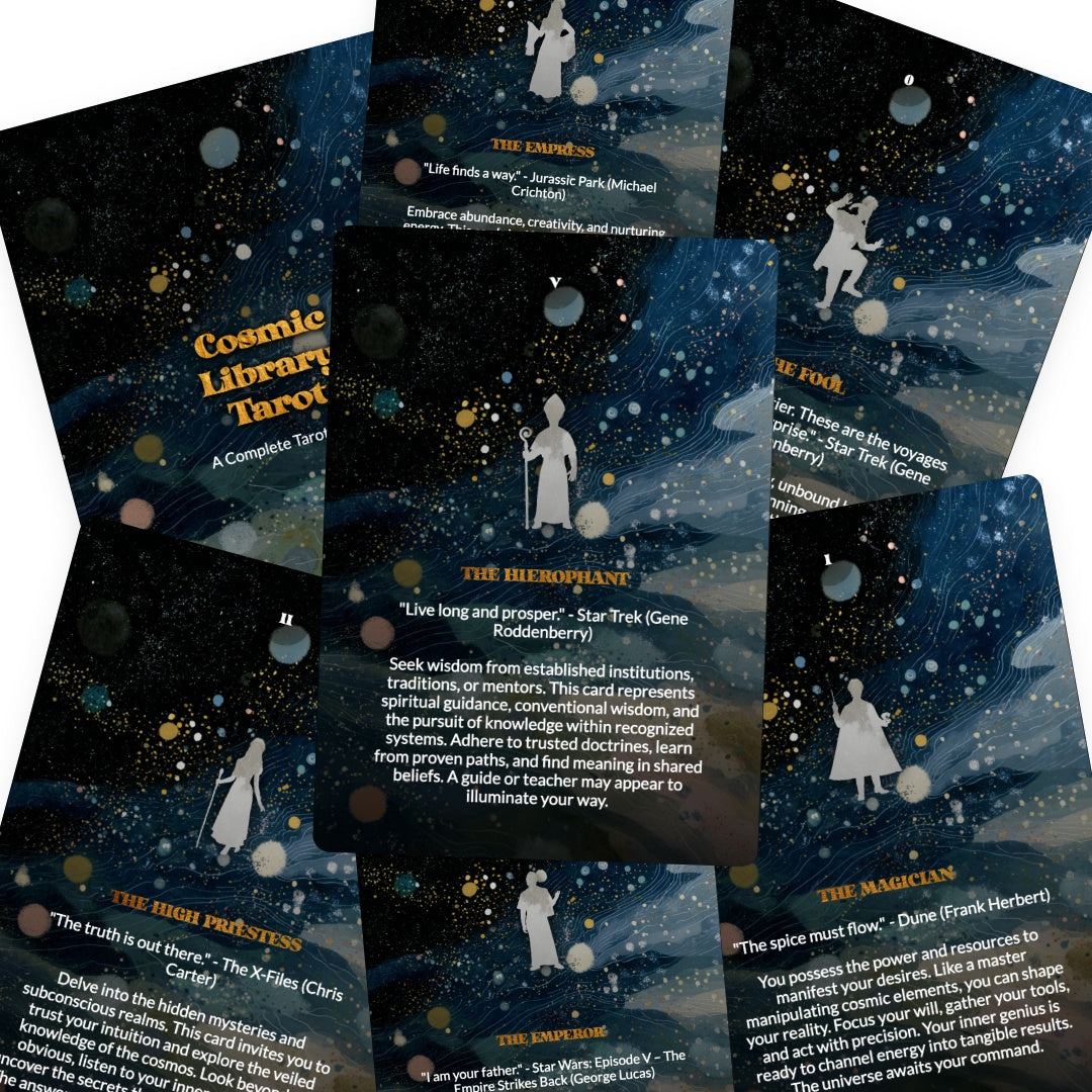 Cosmic Library Tarot - 78 Cards