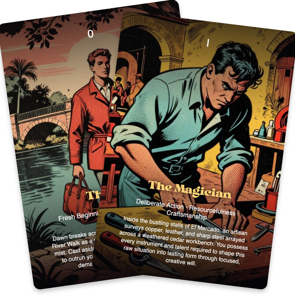 The Tarot of San Antonio — arrangement 5