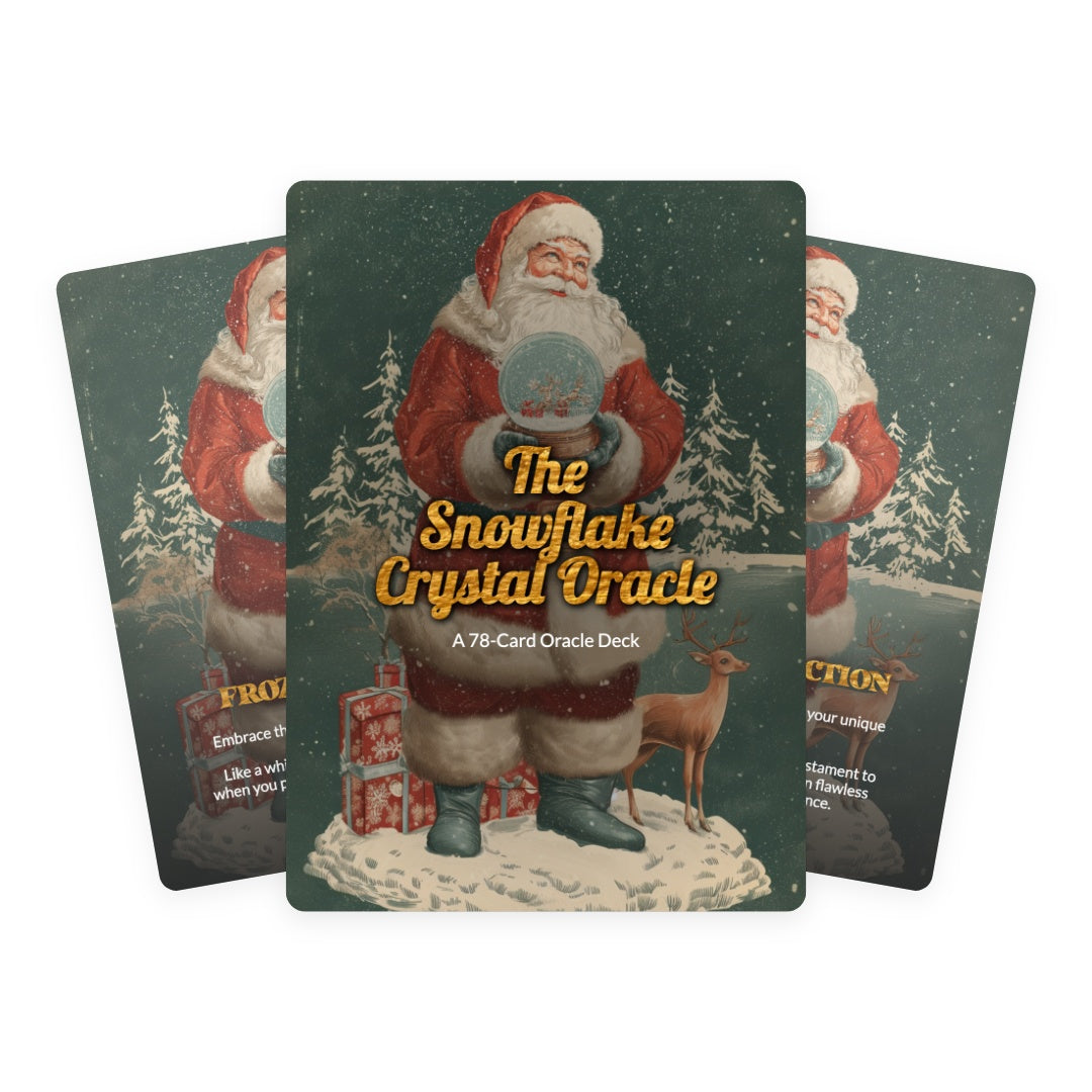 The Snowflake Crystal Oracle Deck - 78 Cards