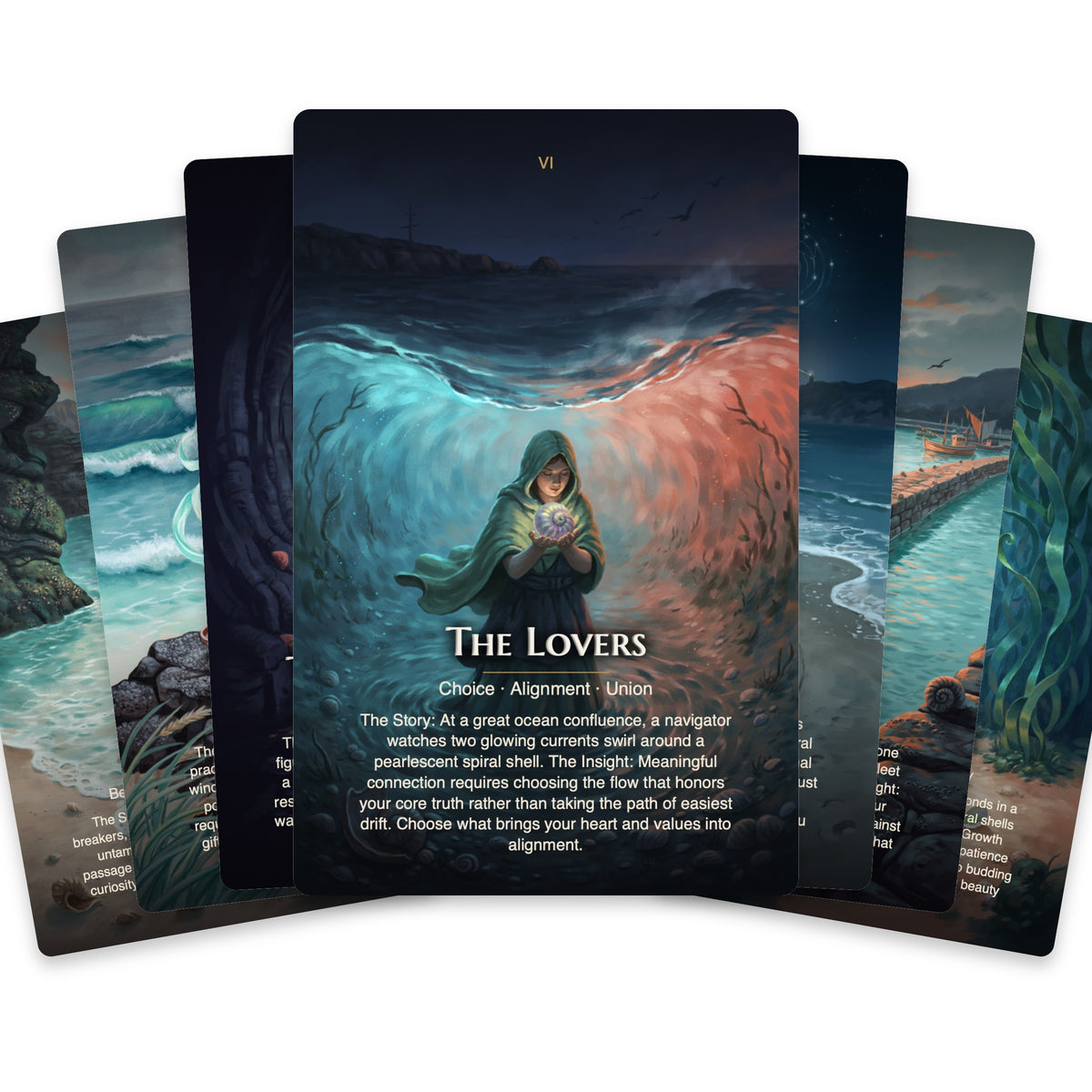 Sea Witch Tarot — arrangement 2