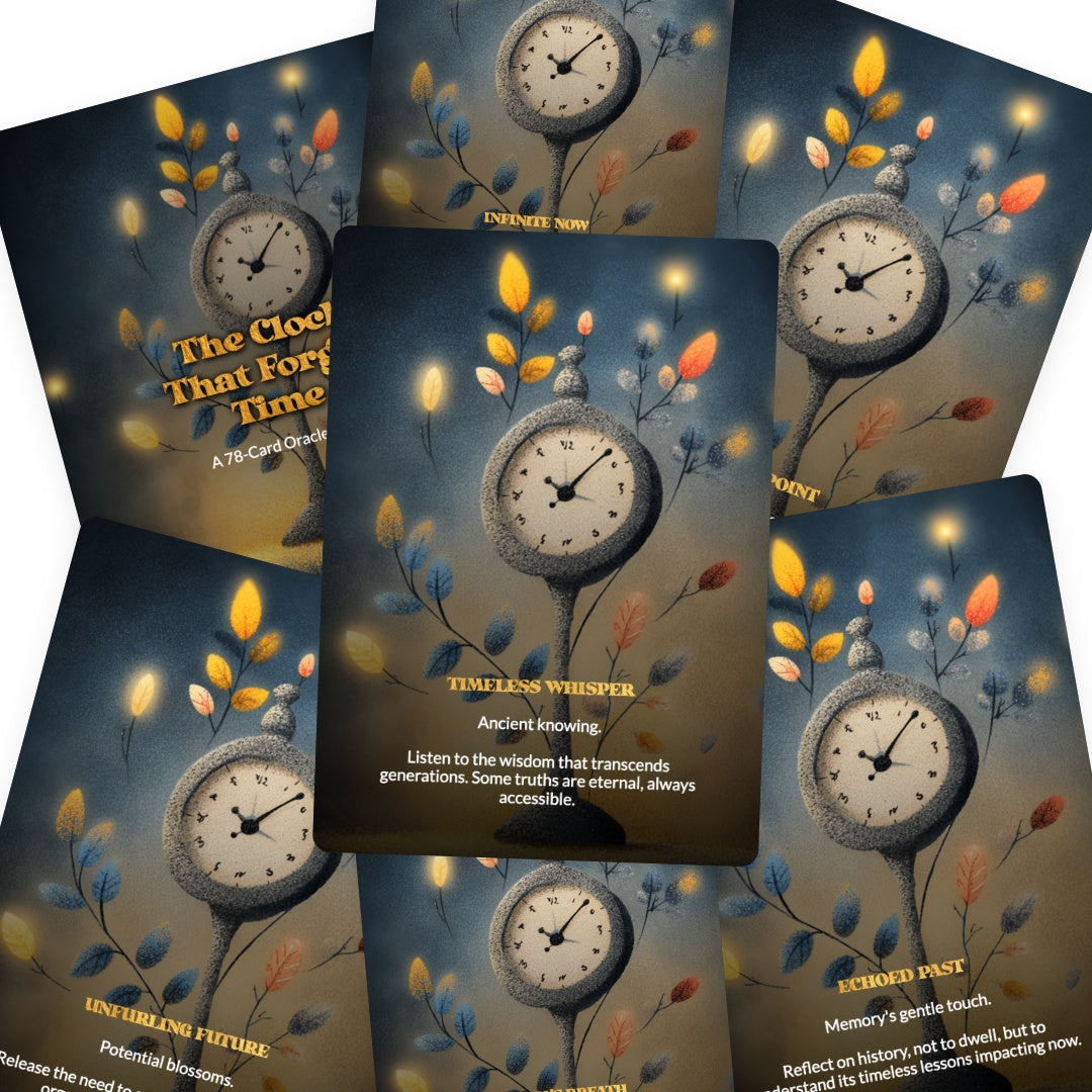 The Clock That Forgot Time - Oracle Cards