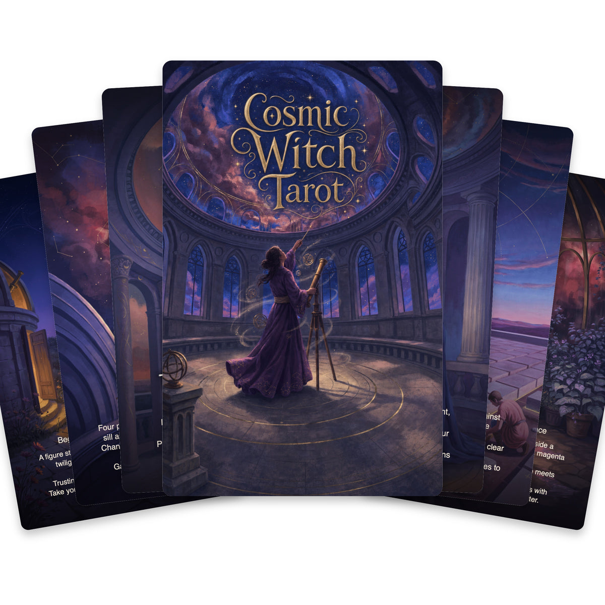 Cosmic Witch Tarot — arrangement 1