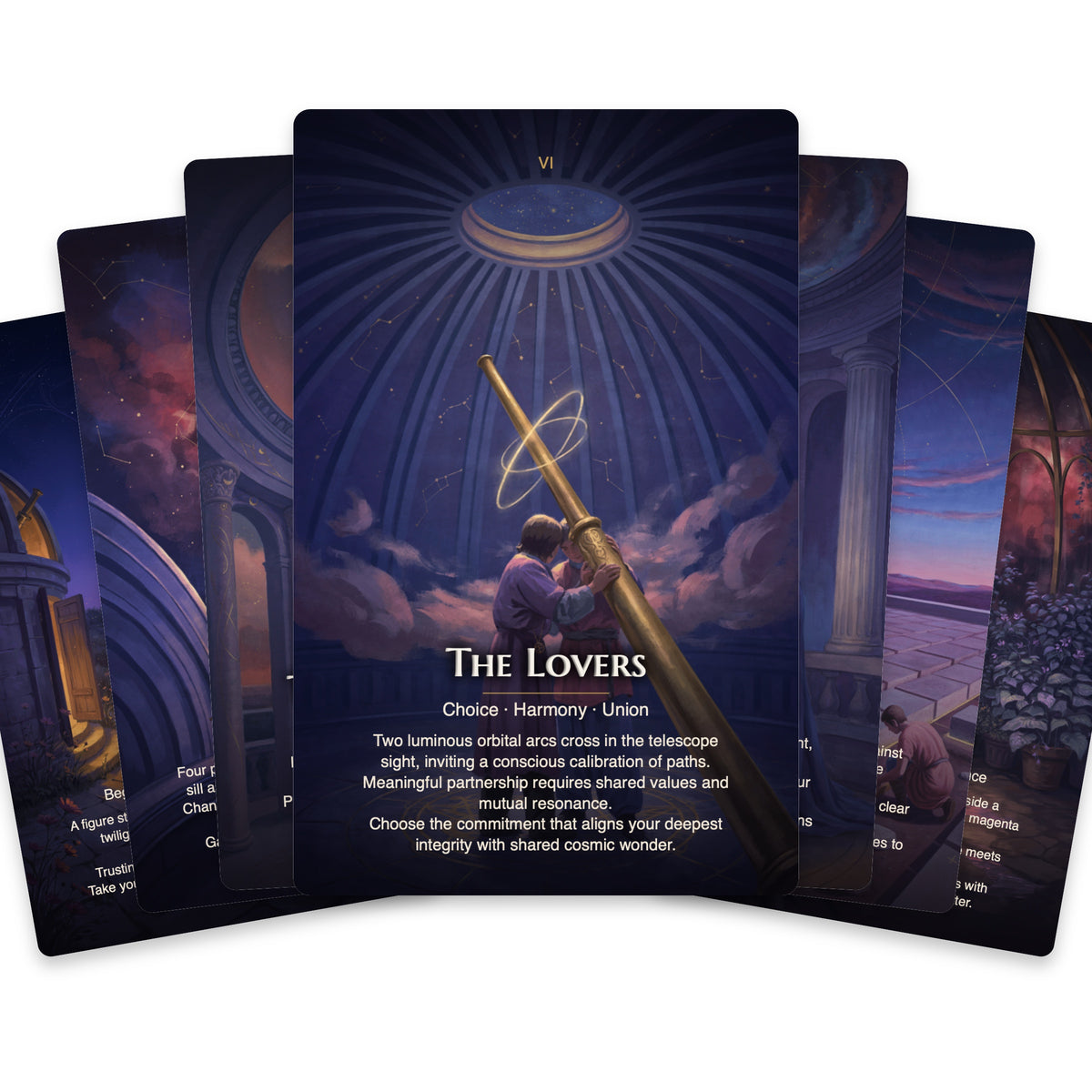Cosmic Witch Tarot — arrangement 2