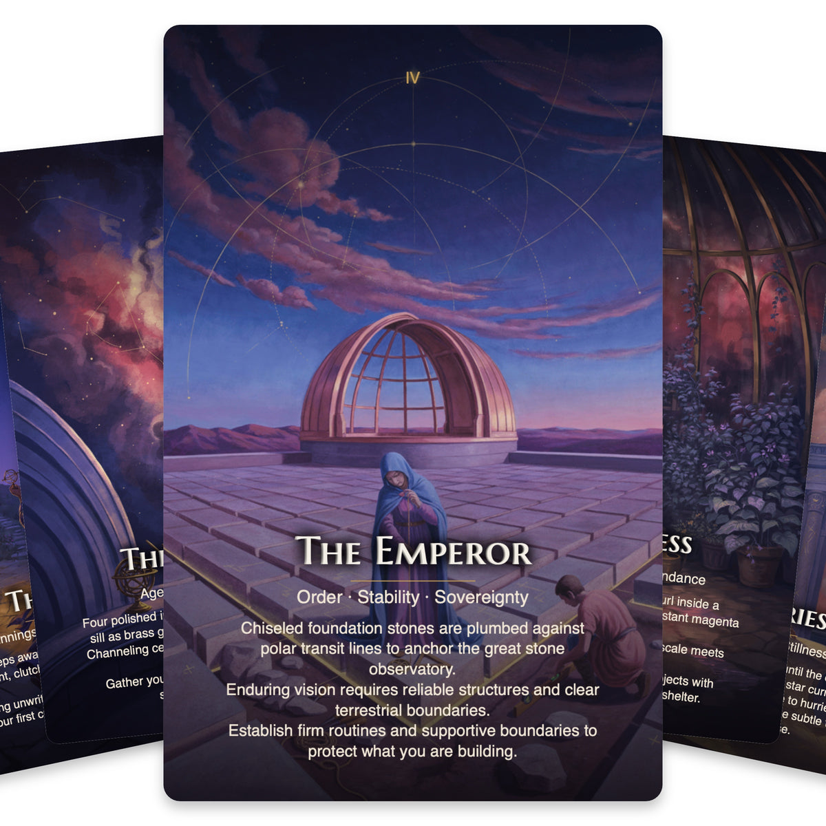 Cosmic Witch Tarot — arrangement 3