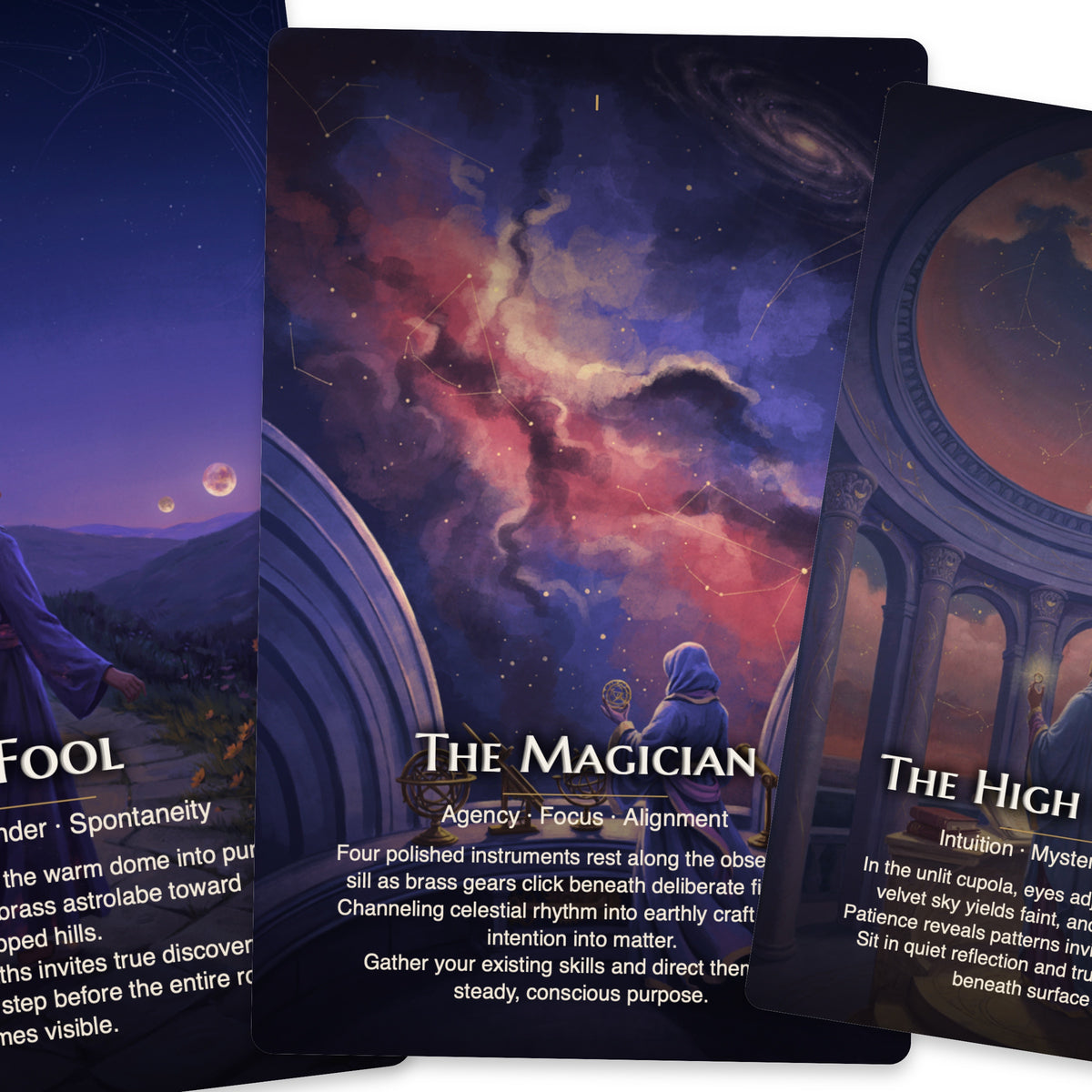 Cosmic Witch Tarot — arrangement 4