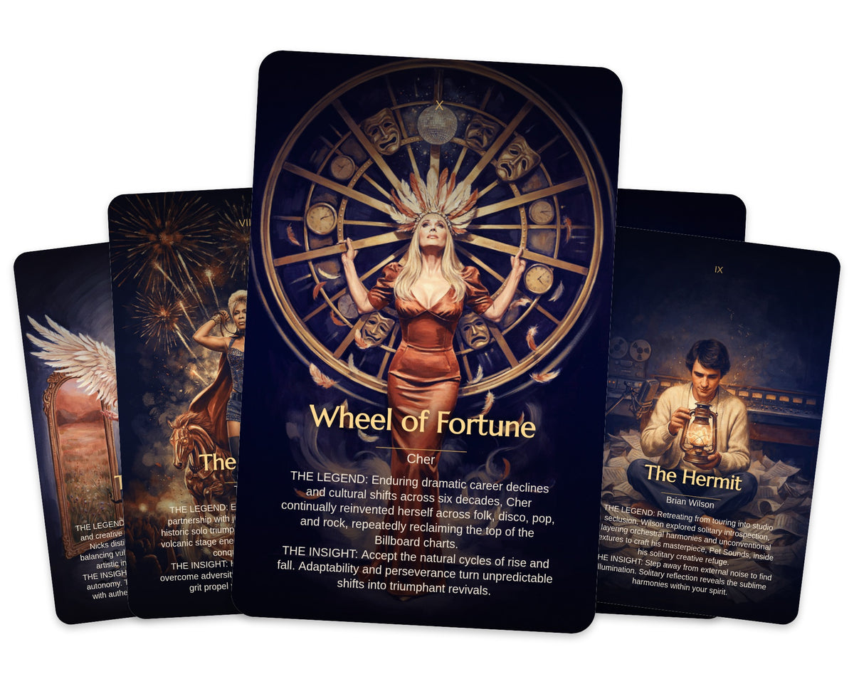 Pop Legends Tarot — arrangement 3