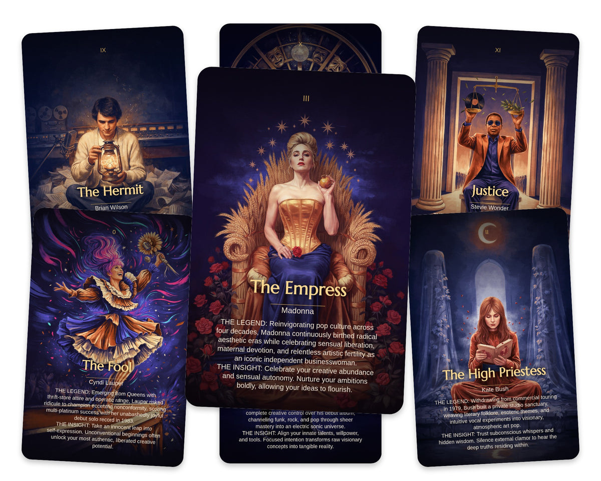 Pop Legends Tarot — arrangement 4