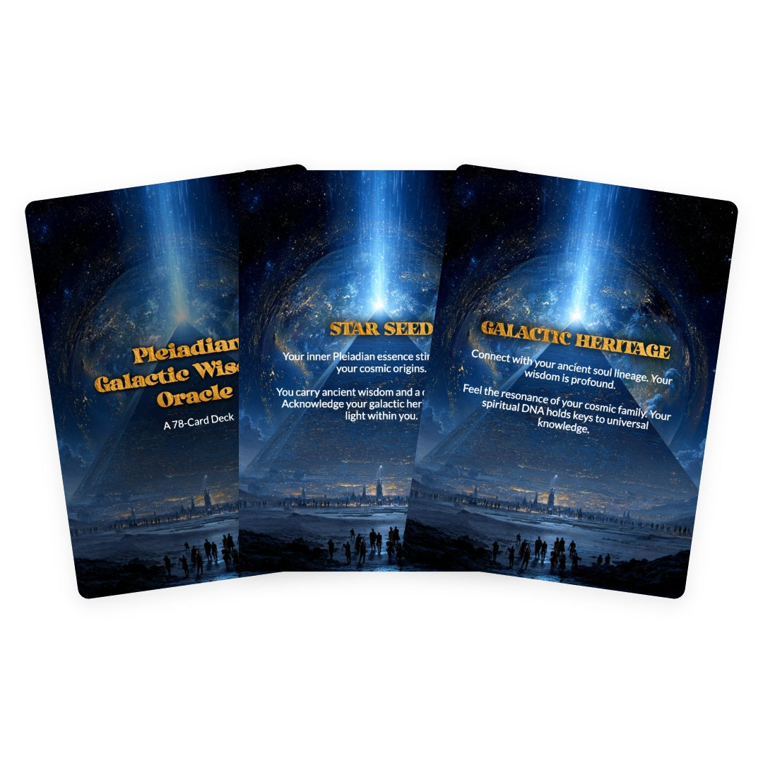 Pleiadian Galactic Wisdom Oracle Deck - 78 Cards