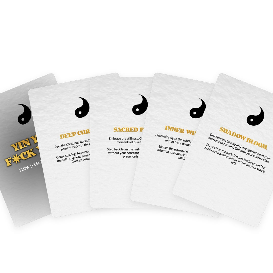 Yin Yin F*CK Yang Oracle Cards | Flow | Feel | Flourish