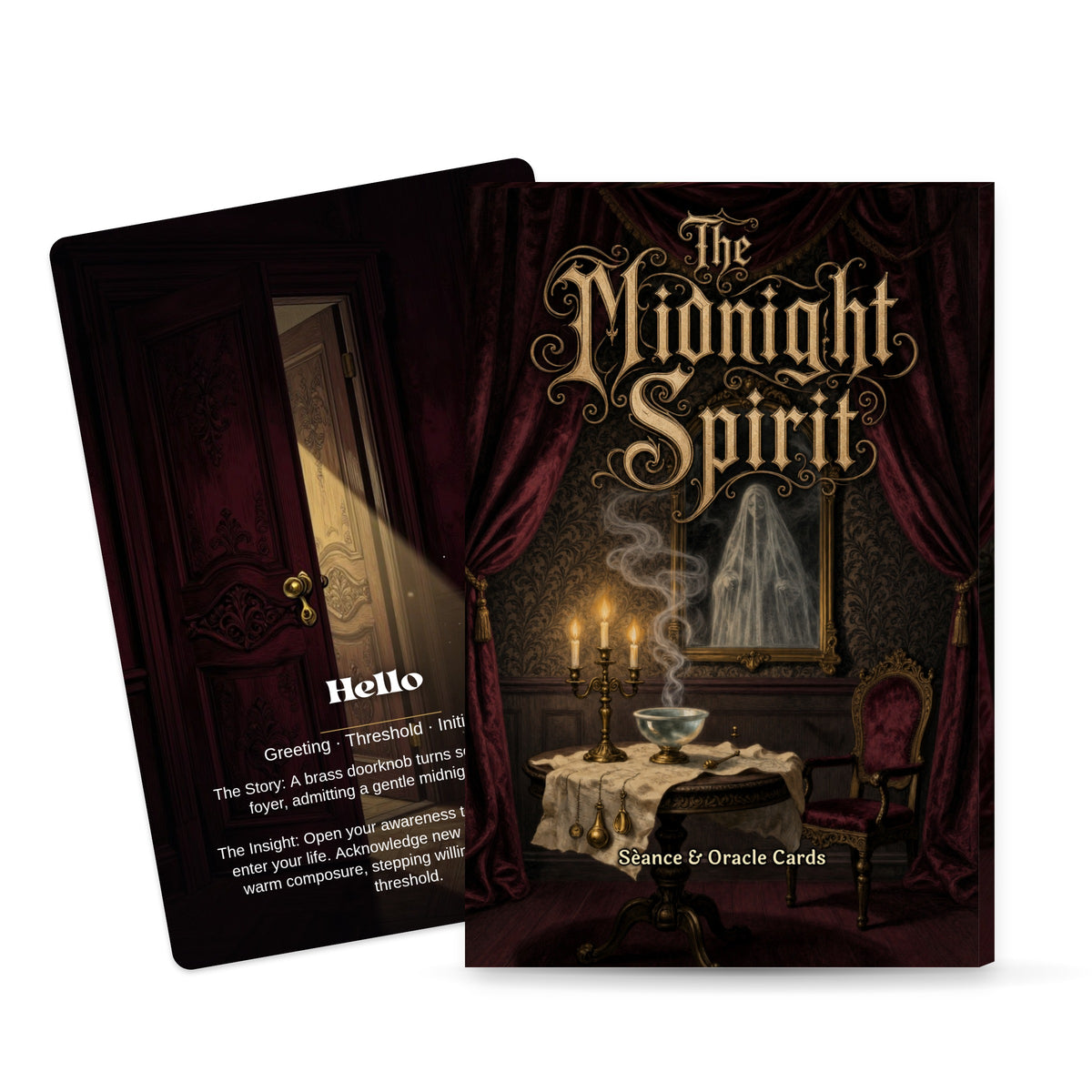 The Midnight Spirit - 24 Séance & Oracle Cards — arrangement 1