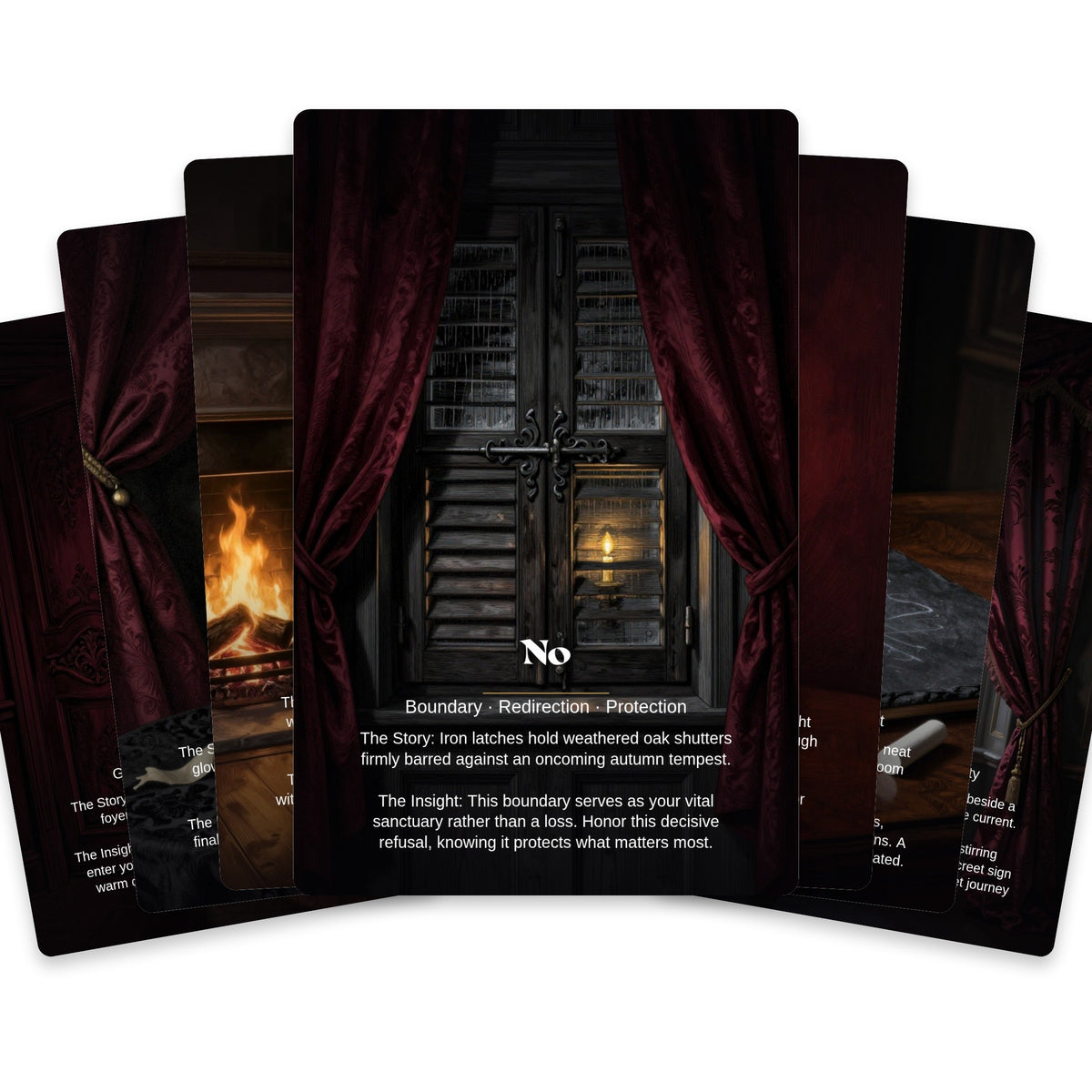 The Midnight Spirit - 24 Séance & Oracle Cards — arrangement 3