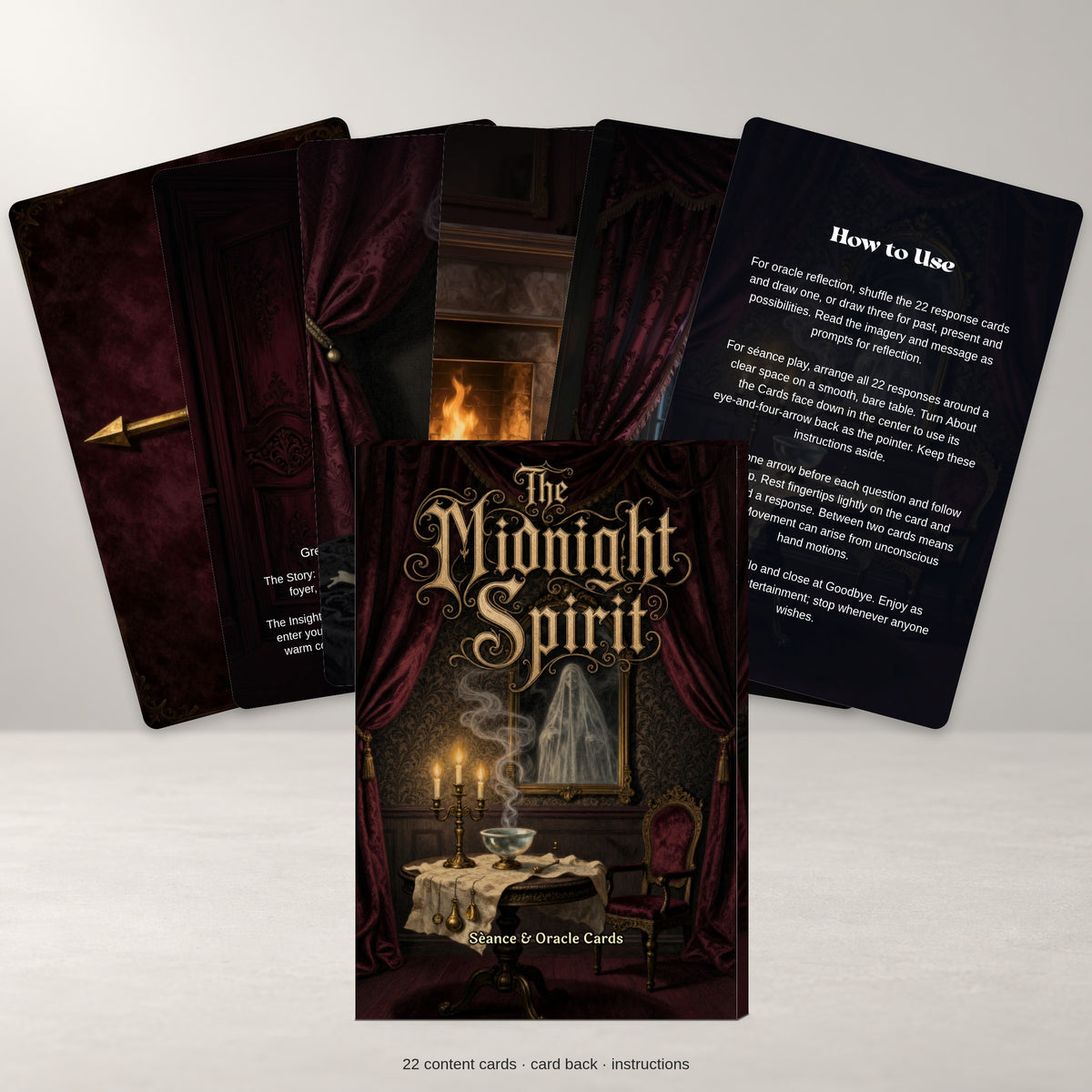 The Midnight Spirit - 24 Séance & Oracle Cards — arrangement 4