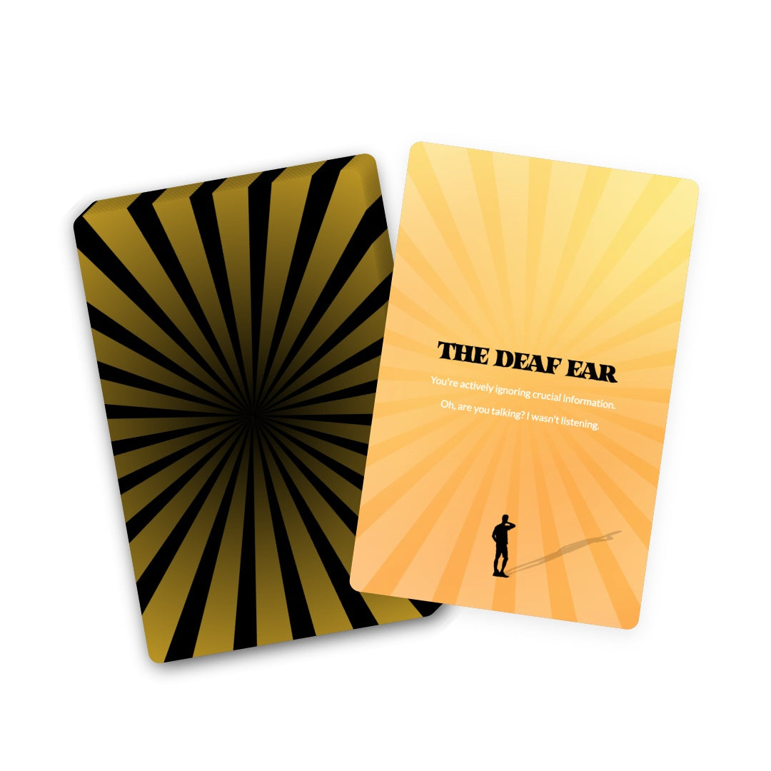 You don’t listen. That’s the issue. - 22 Honest AF Oracle Cards