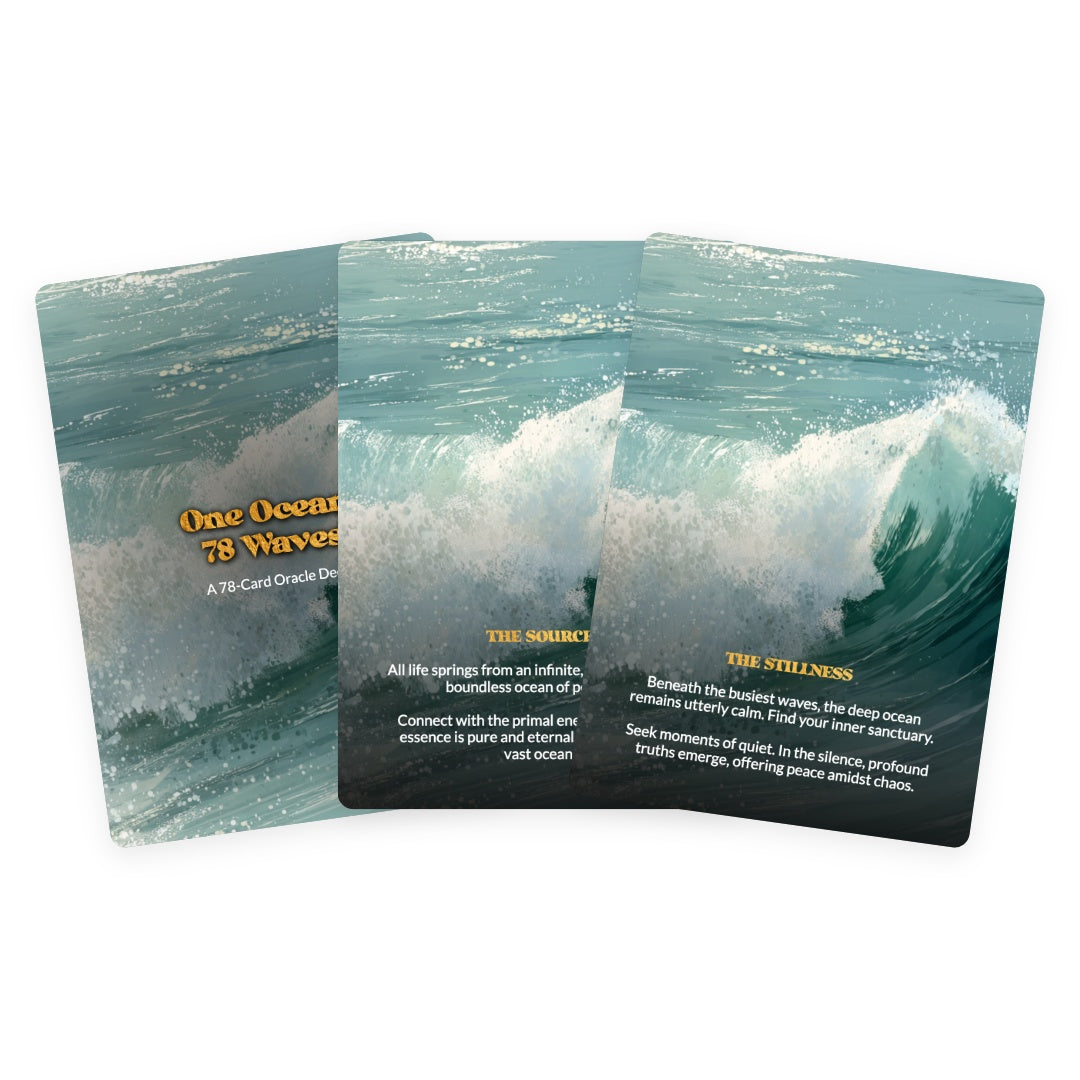 One Ocean, 78 Waves - Oracle Cards