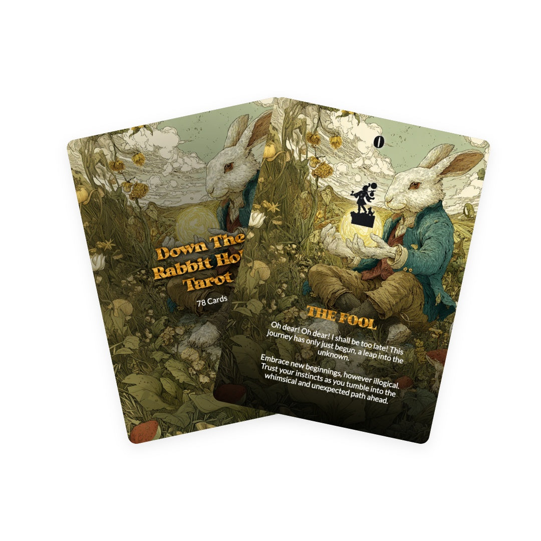 Down The Rabbit Hole Tarot - 78 Cards