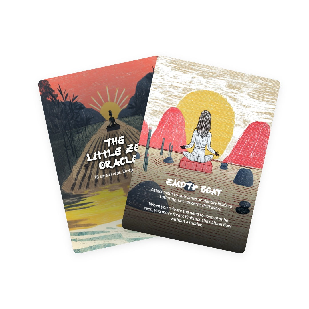 The Little Zen Oracle Deck - 78 small steps. Deep change.