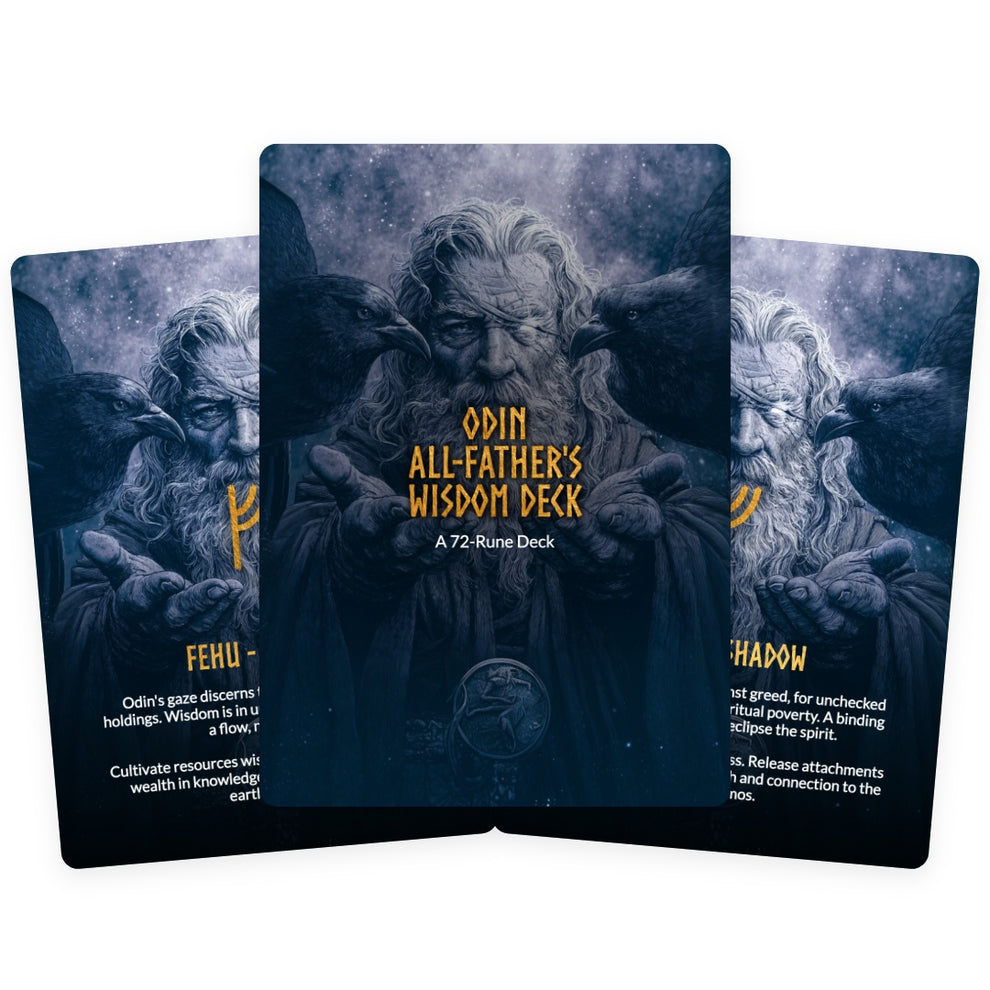 Odin: All-Father's Wisdom Deck - 72 Runes – Ibiza Tarot