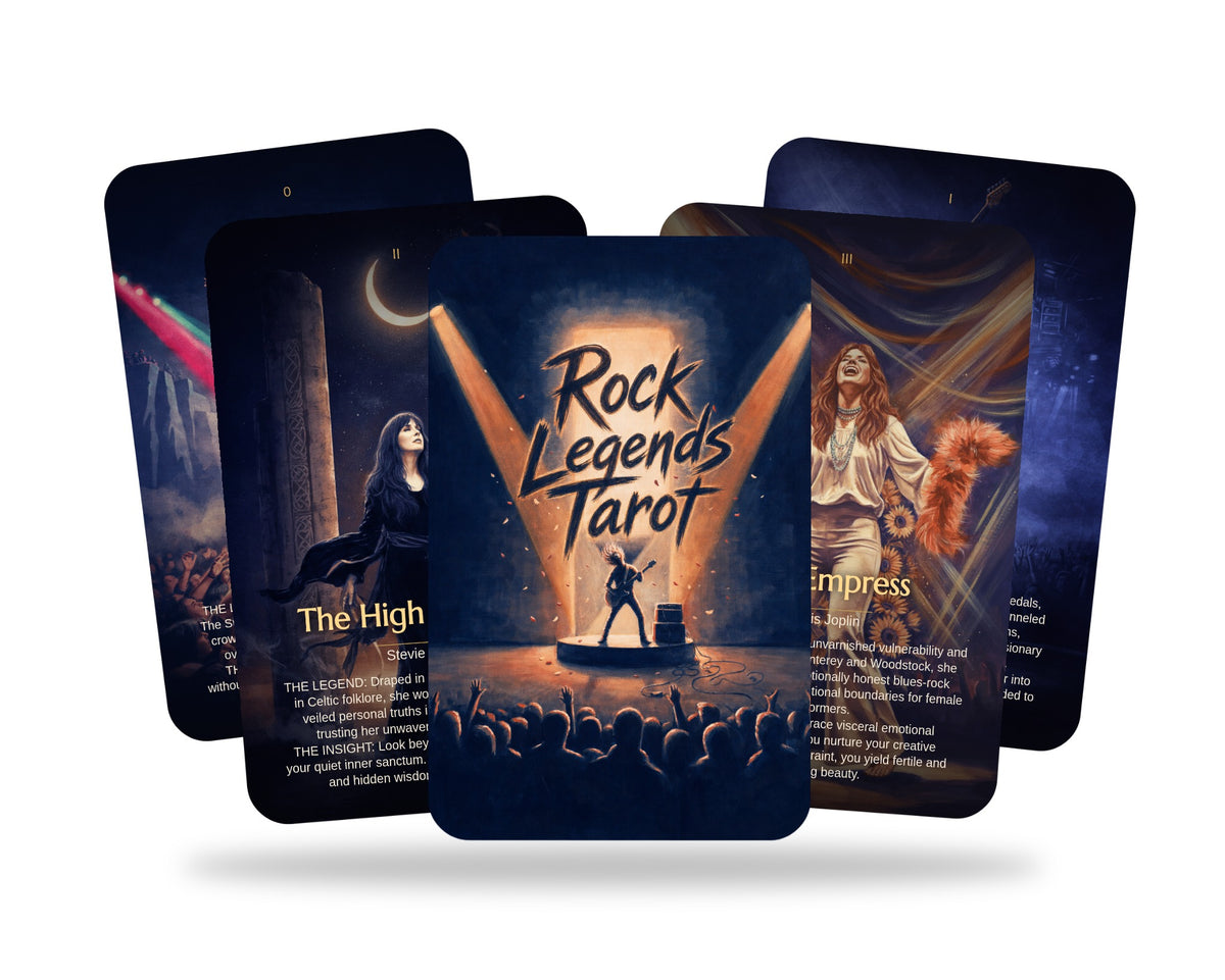Rock Legends Tarot — arrangement 5