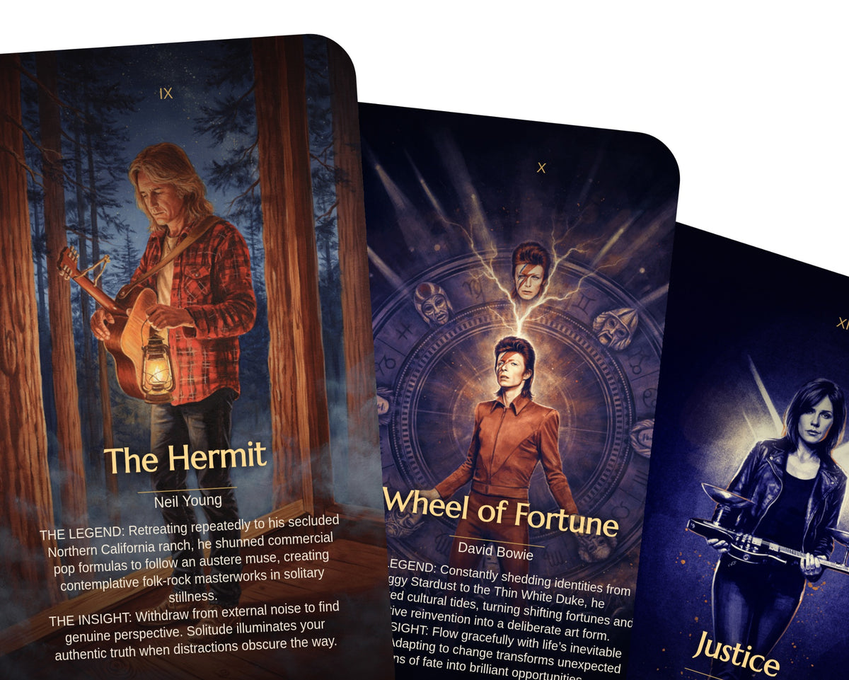 Rock Legends Tarot — arrangement 8