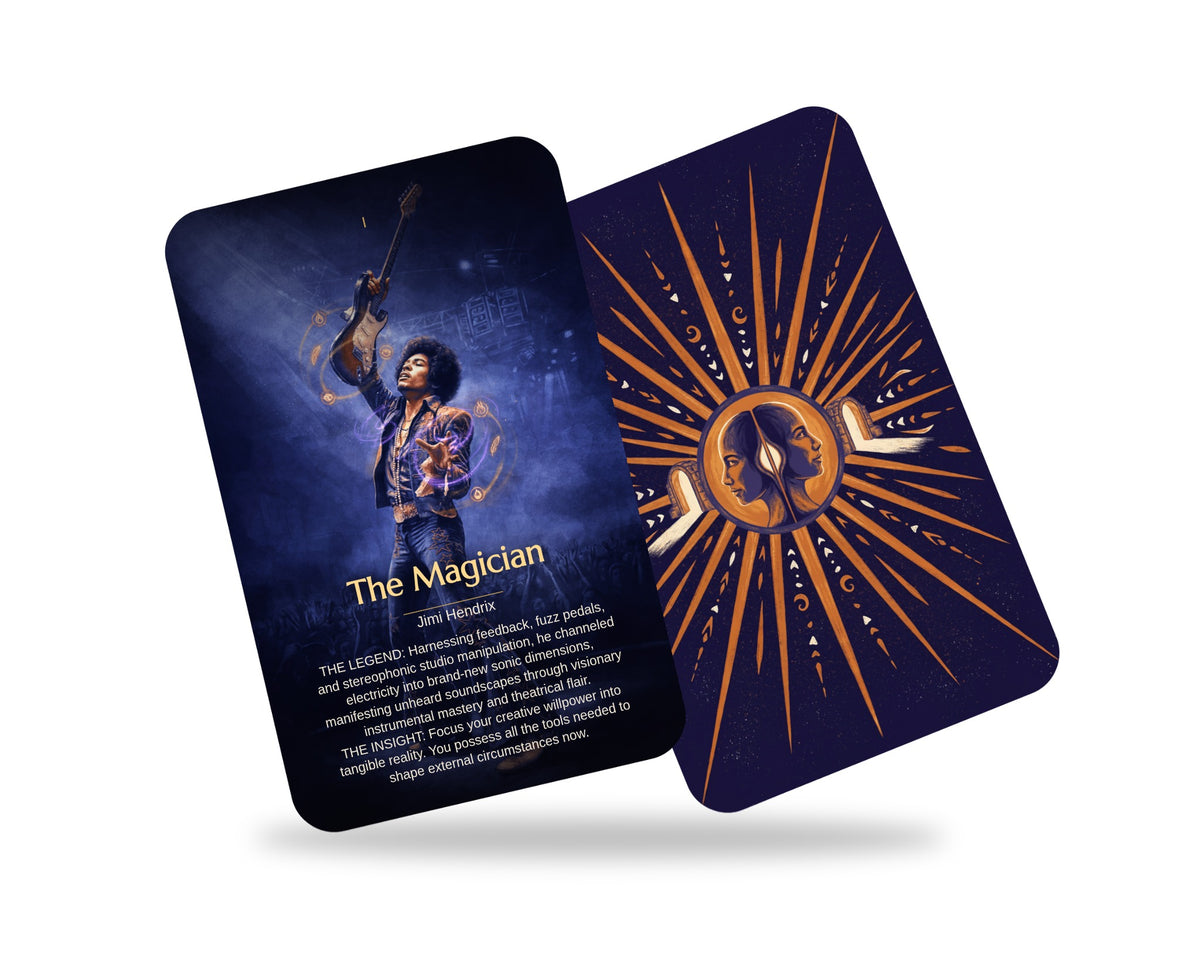 Rock Legends Tarot — arrangement 9