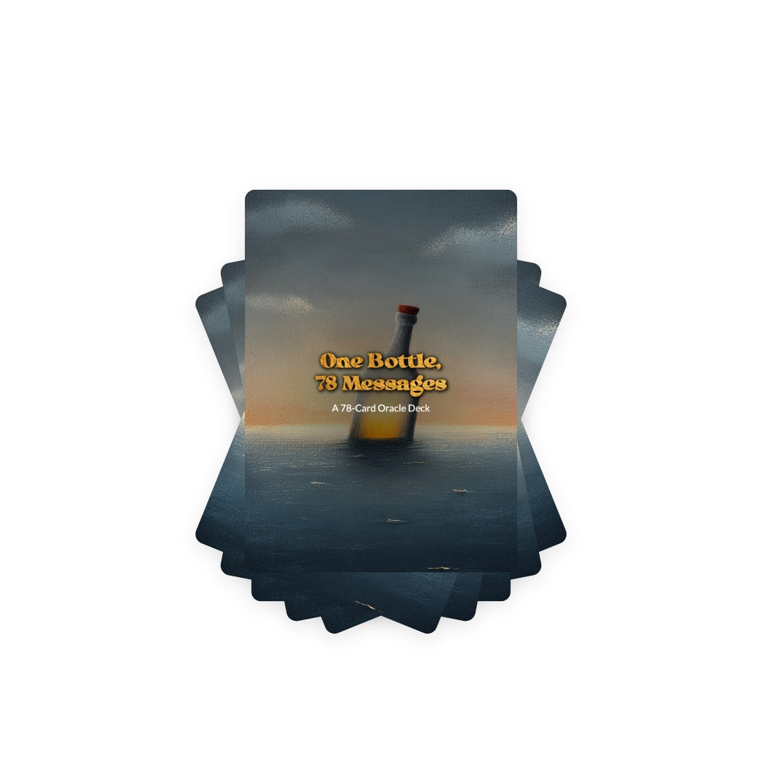 One Bottle, 78 Messages - Oracle Cards
