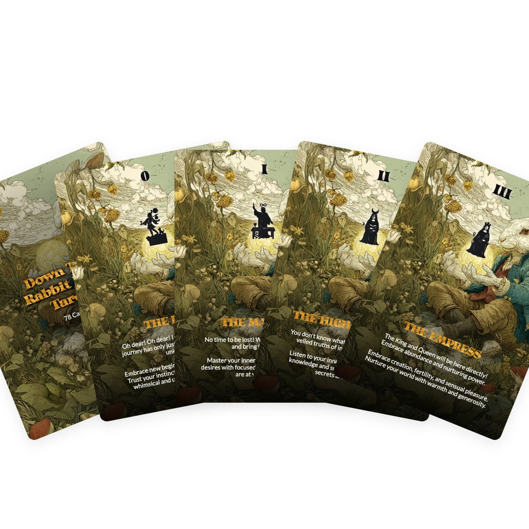 Down The Rabbit Hole Tarot - 78 Cards
