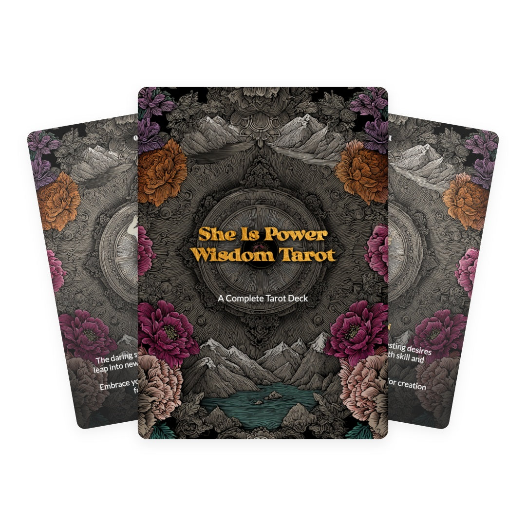 She Is Power: Wisdom Tarot Cards - 78 Cards