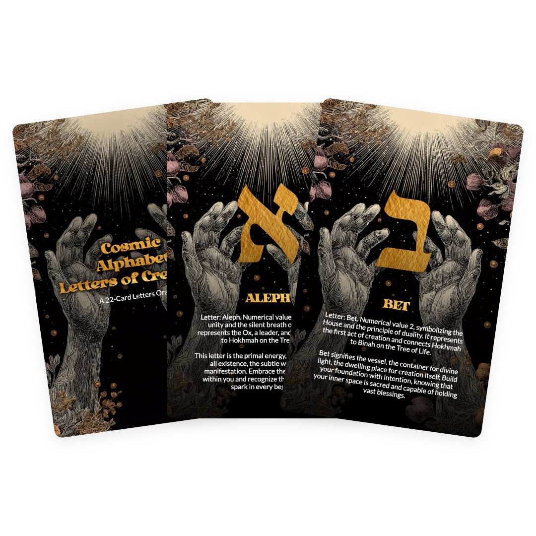 Cosmic Alphabet: Letters of Creation