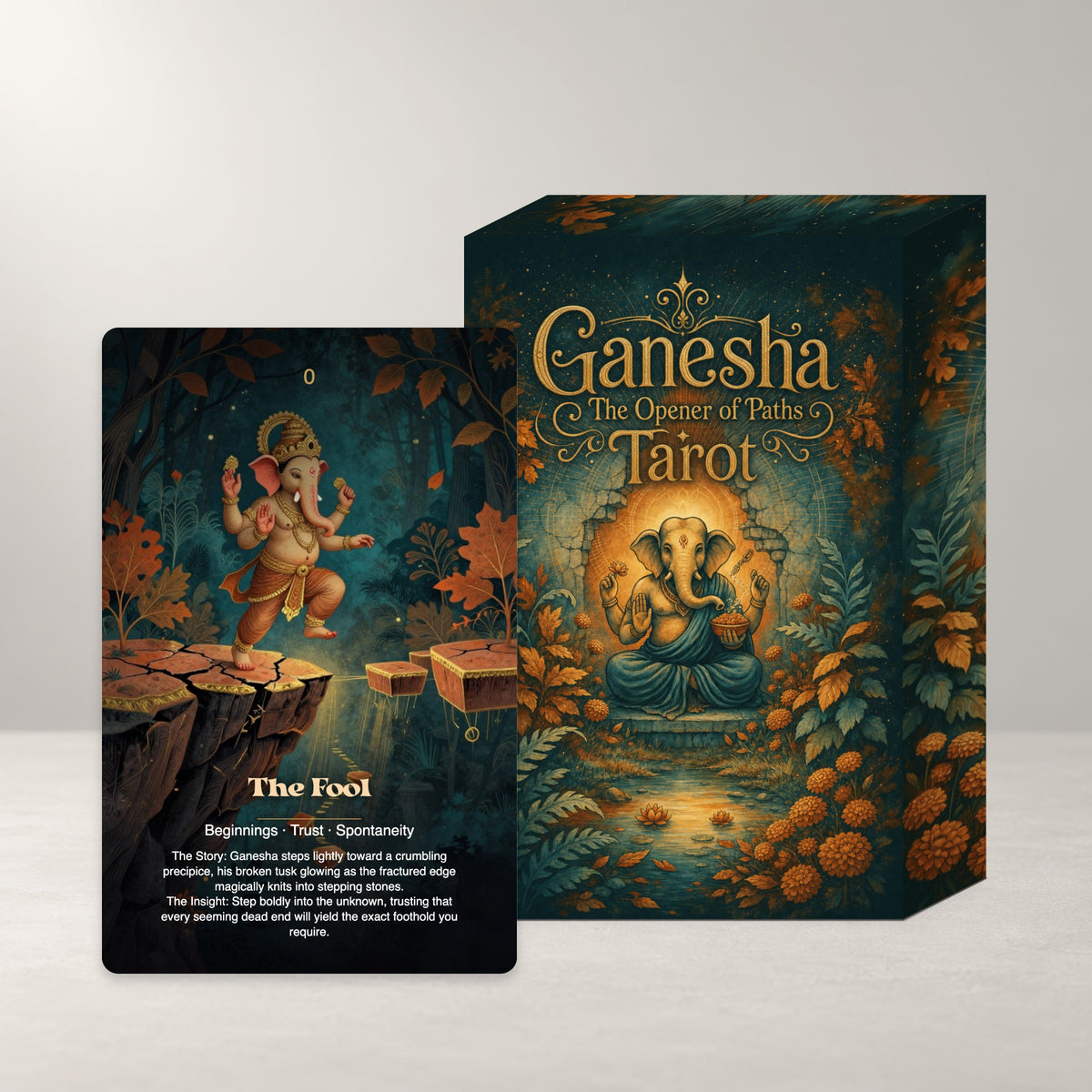 Ganesha The Opener of Paths Tarot — arrangement 1