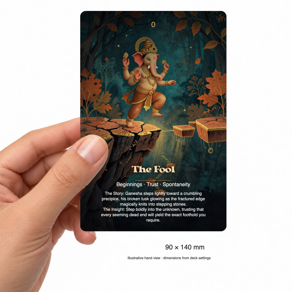 Ganesha The Opener of Paths Tarot — arrangement 4