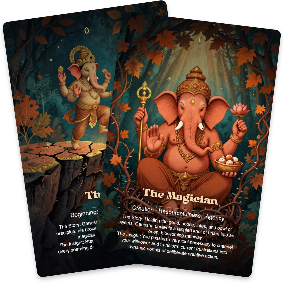 Ganesha The Opener of Paths Tarot — arrangement 5
