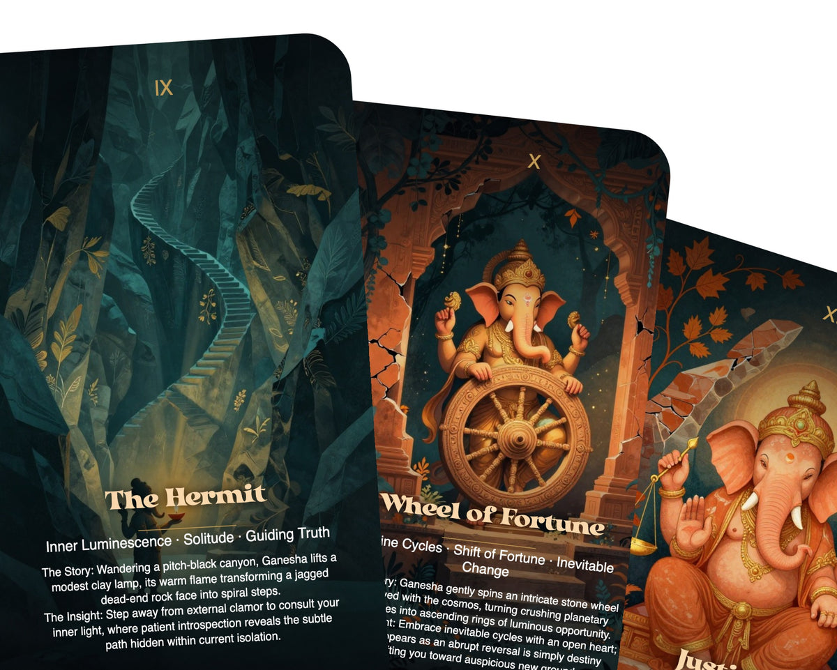 Ganesha The Opener of Paths Tarot — arrangement 9