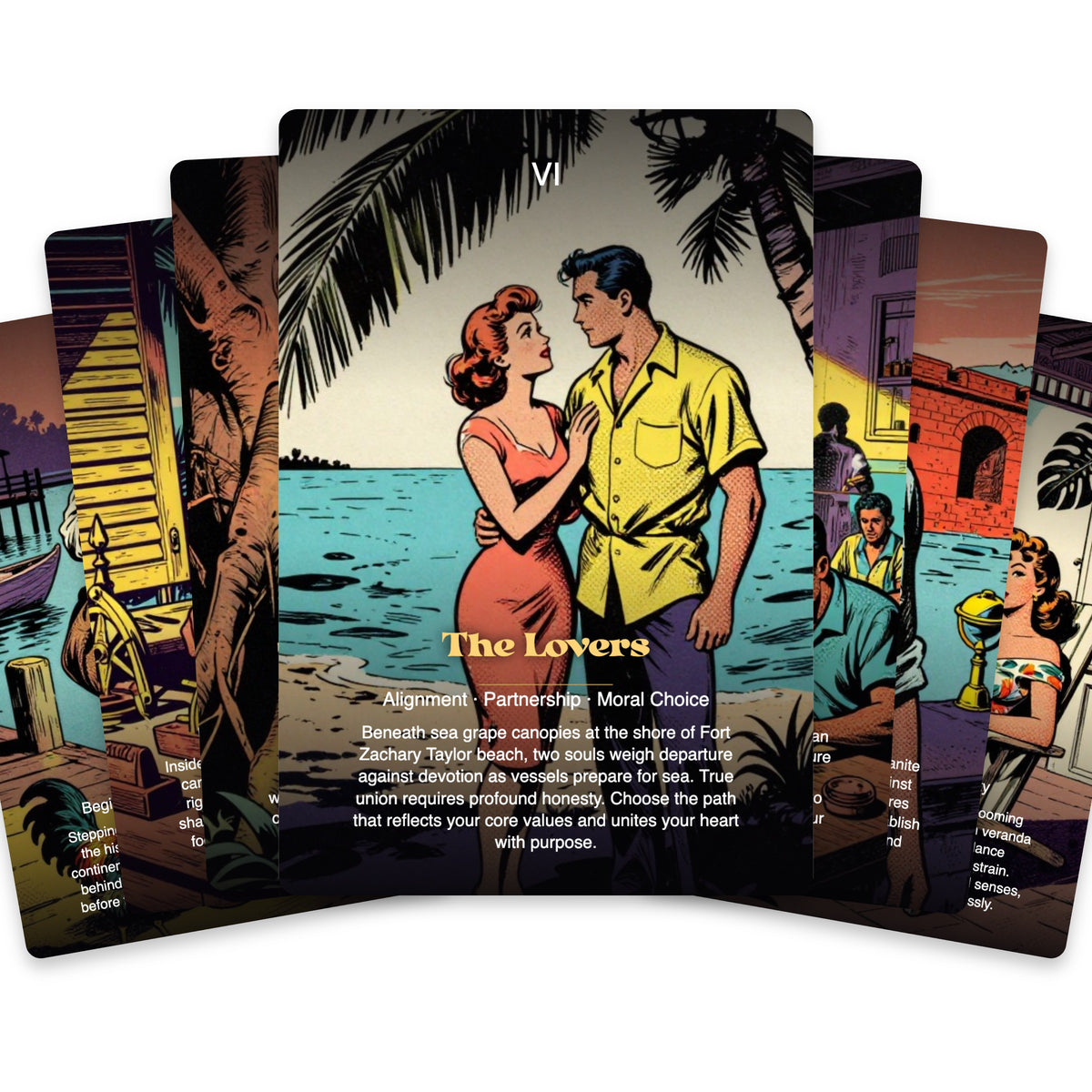 The Tarot of Key West — arrangement 3