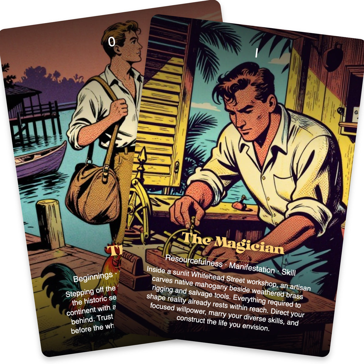 The Tarot of Key West — arrangement 5