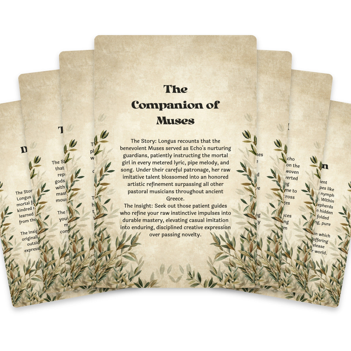 The Oracle of Echo – Mountain Nymph Oracle Cards, 22-Card Mythology Deck — arrangement 2