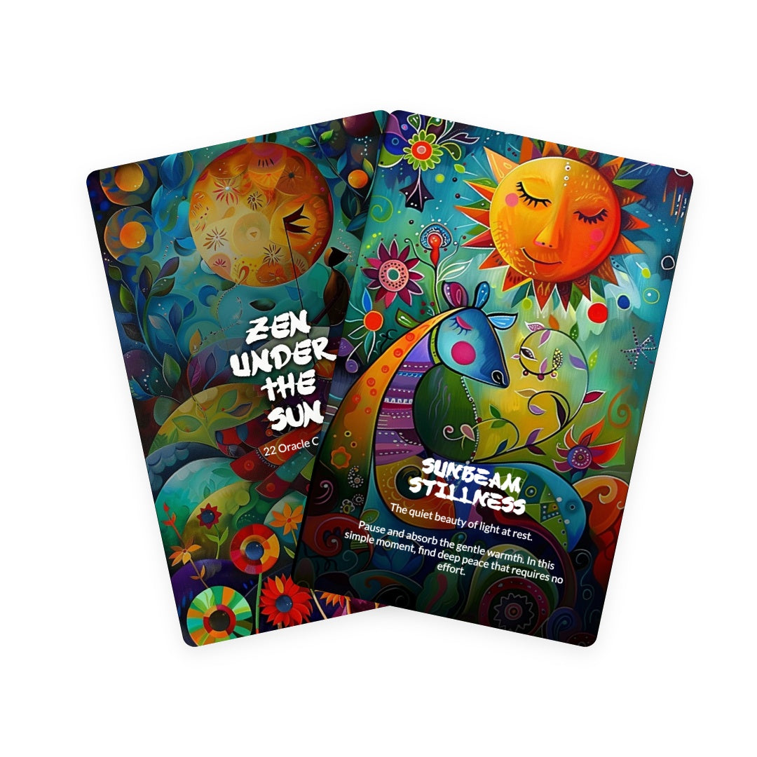 Zen Under the Sun - 22 Oracle Cards