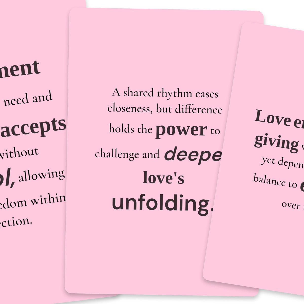 78 Truths About Love Oracle — arrangement 4