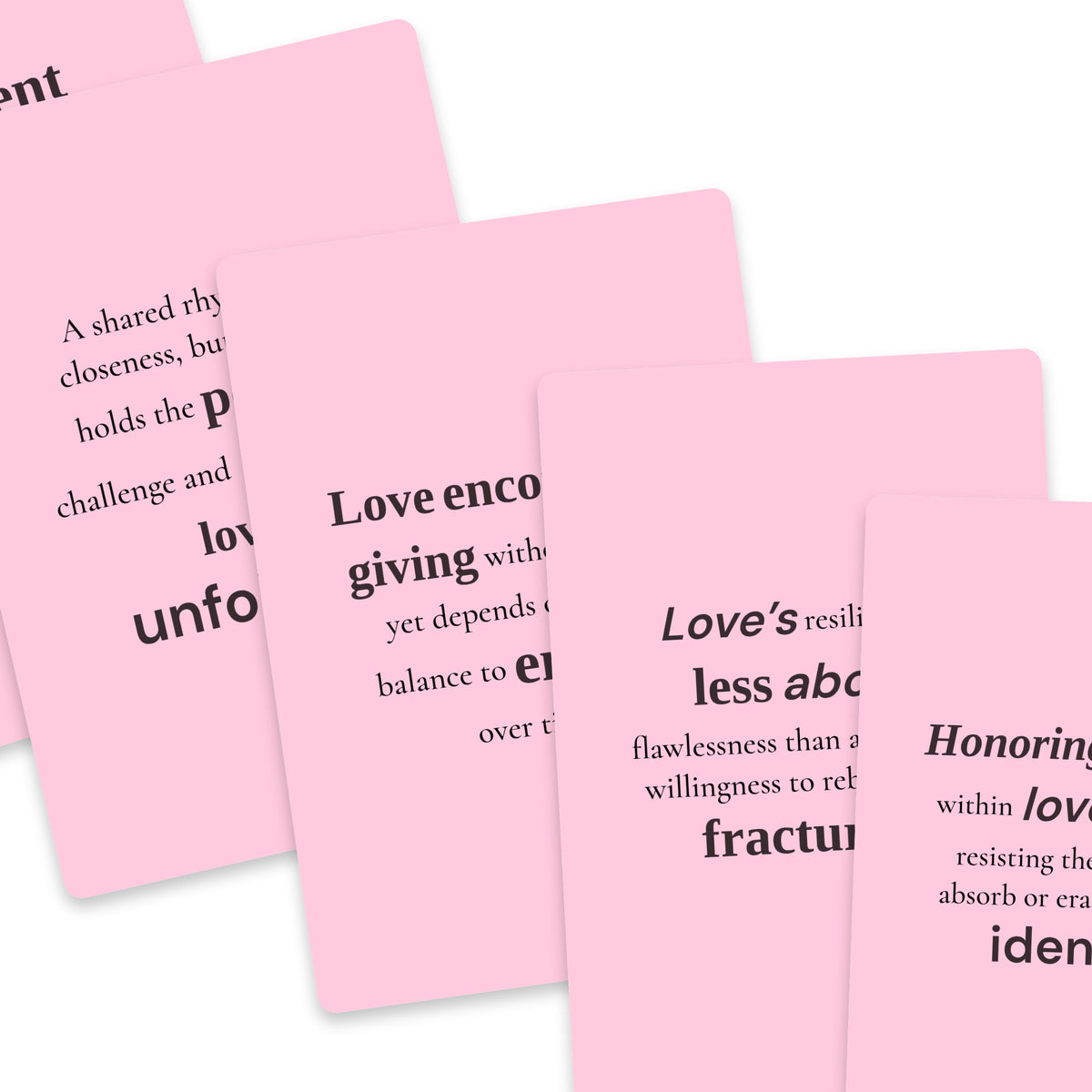 78 Truths About Love Oracle — arrangement 8